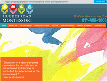 Tablet Screenshot of hughesroadmontessori.org